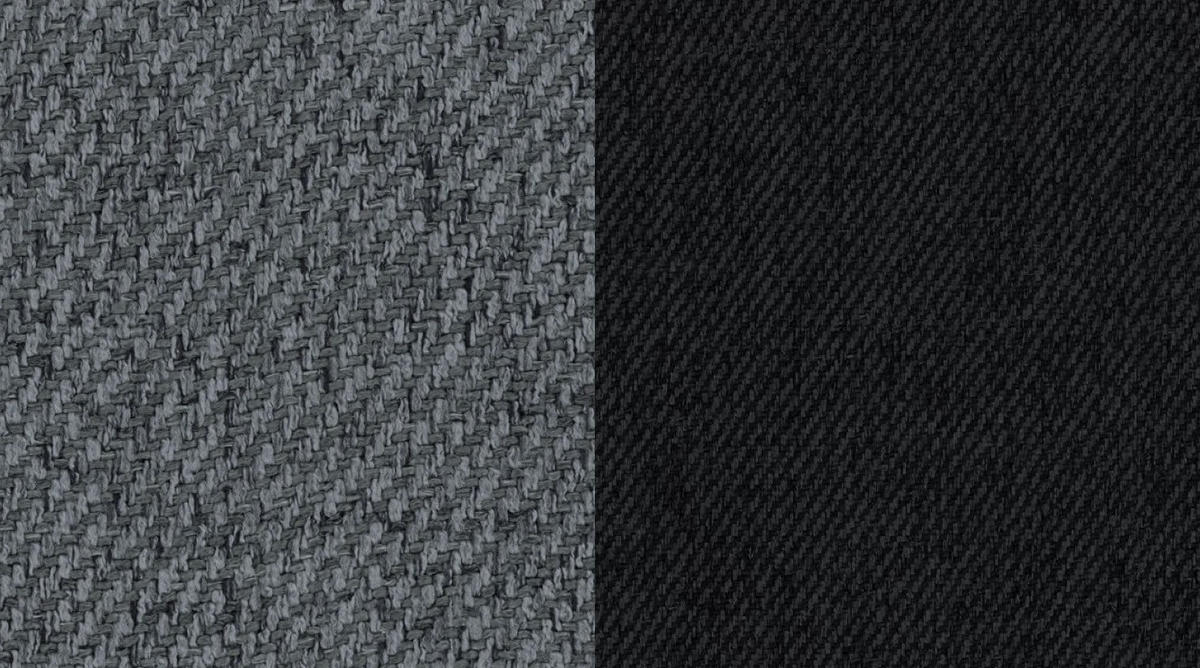 SOFA Grau Bonito Gepolstert - Grau, Naturmaterialien/Textil (199/91/91cm) - Sepro Meble