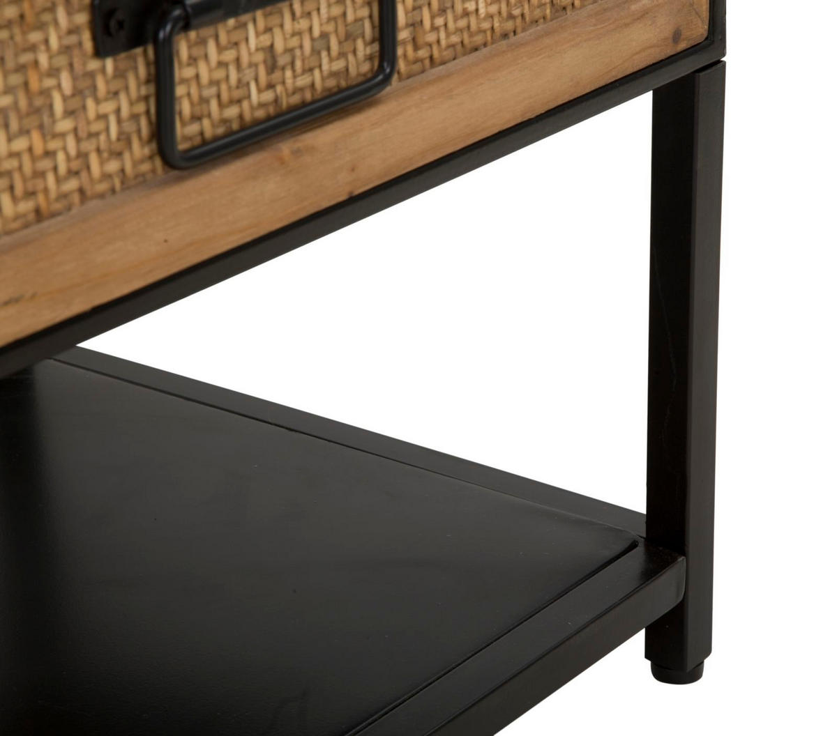TV-LOWBOARD Hanoi, mehrfarbig, Eisen und MDF, 95 x 38 x 38 cm - Multicolor, Holzwerkstoff/Metall (95/38/38cm) - Mauro Ferretti