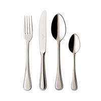 TAFELBESTECK Merlemont silber 24er Set - Silberfarben, Metall - Villeroy & Boch