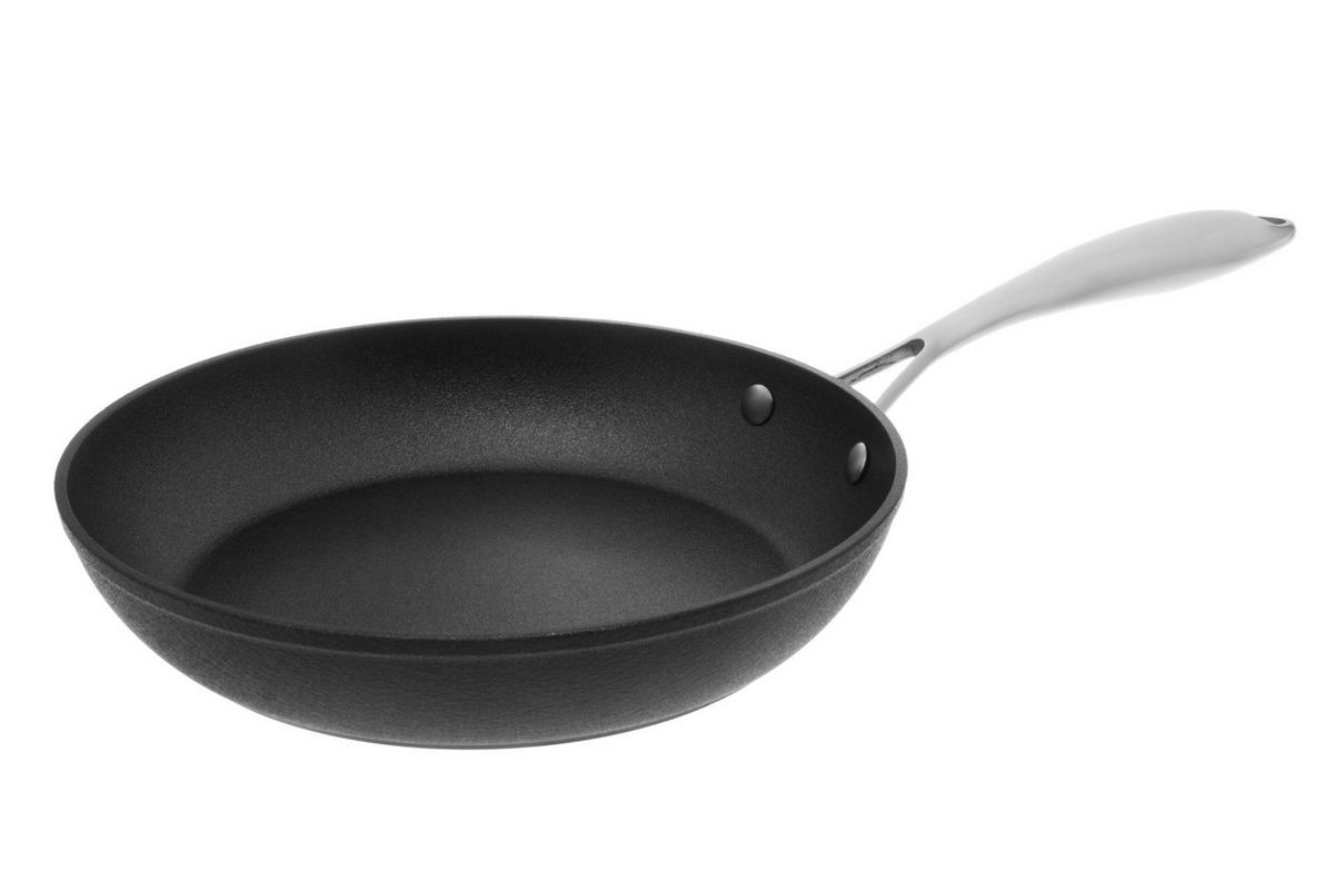 INDUKTIONSBRATPFANNE Ø 26 cm - Schwarz, Metall (46cm)