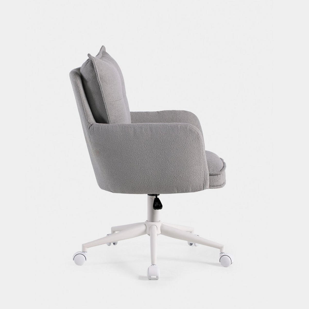 SCHREIBTISCHSTUHL Koen Grau 59 cm x 89-97 cm - Grau, Metall (59/89/63cm)