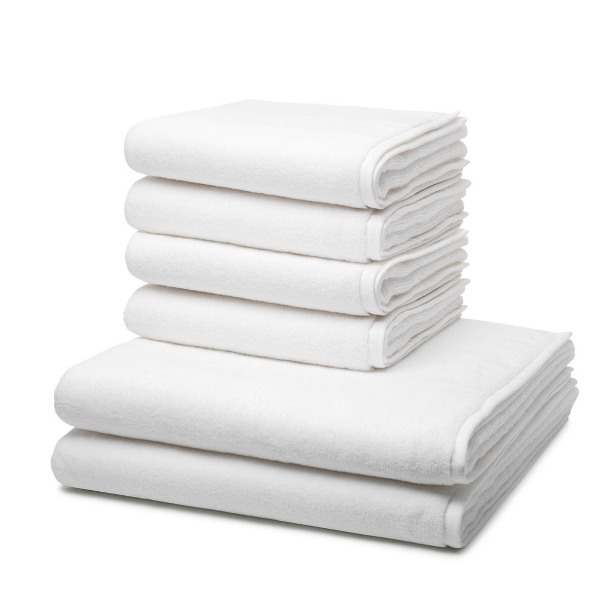 FROTTIERSET Sensual Skin 6-teilig - Weiß, Textil (50/100cm) - Ross
