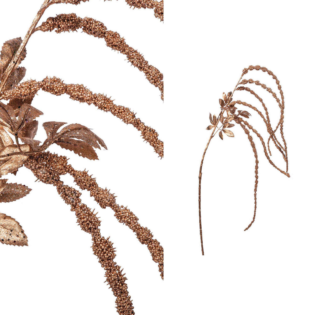 KUNSTBLATT Twig Braun 55/12/117cm - Braun, Kunststoff (12/117/55cm) - PTMD Collection