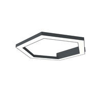 LED-DECKENLEUCHTE - Anthrazit, Metall (1.6/3/40cm) - Lumicom