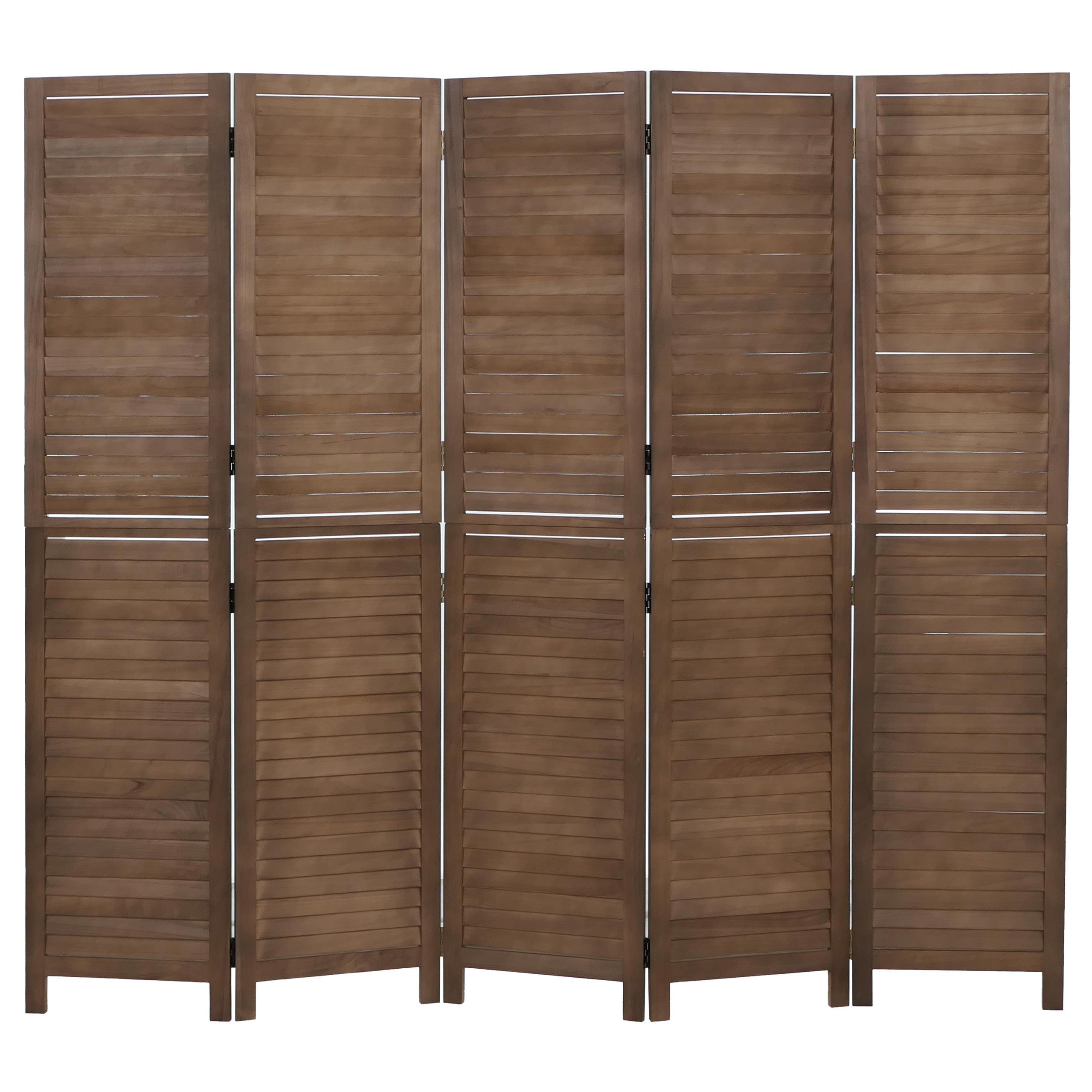 PARAVENT C30B Braun - Braun, Holz (202/180/10cm) - MCW