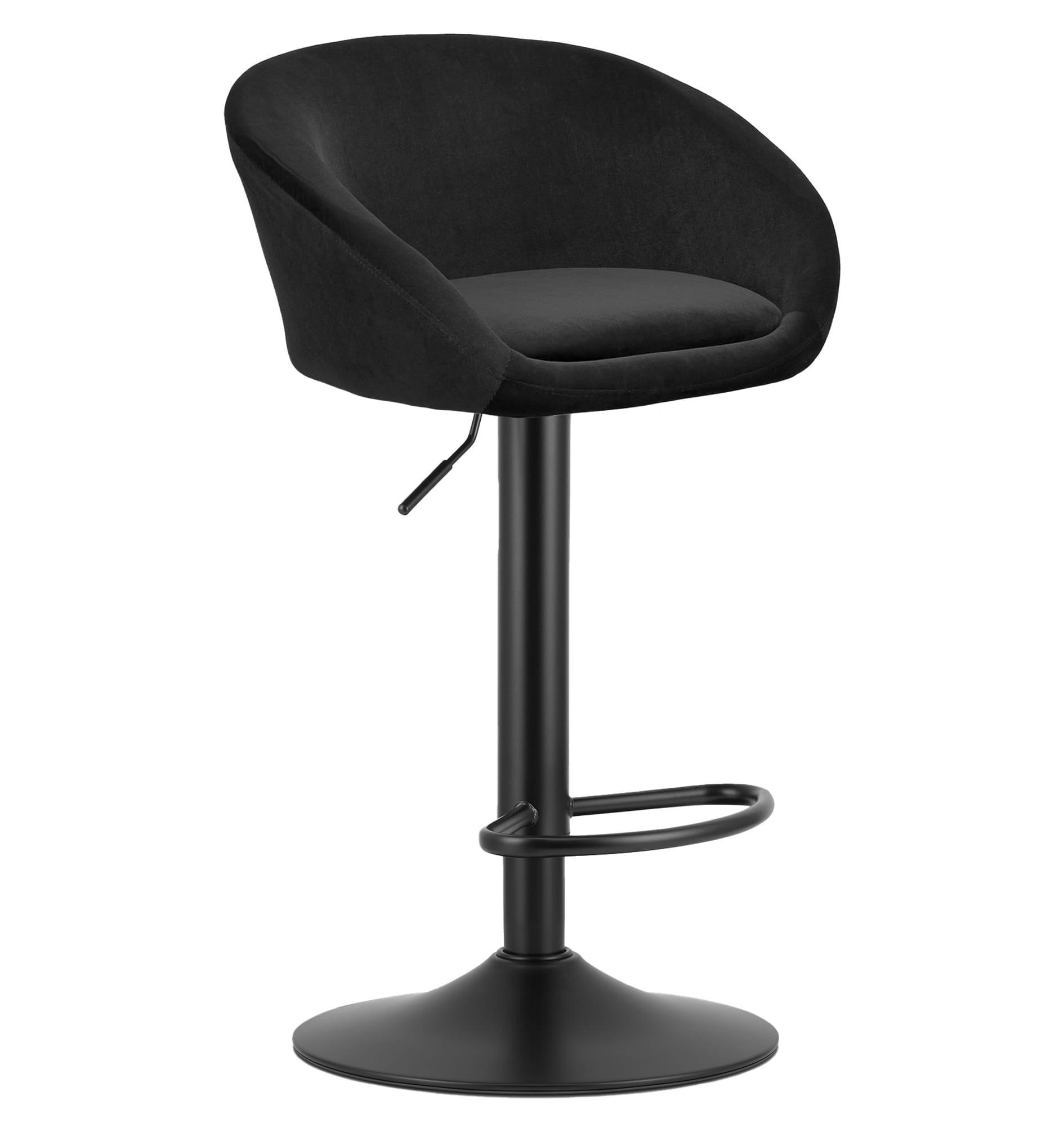 Valora Barhocker Schwarz 53x103x46 cm
