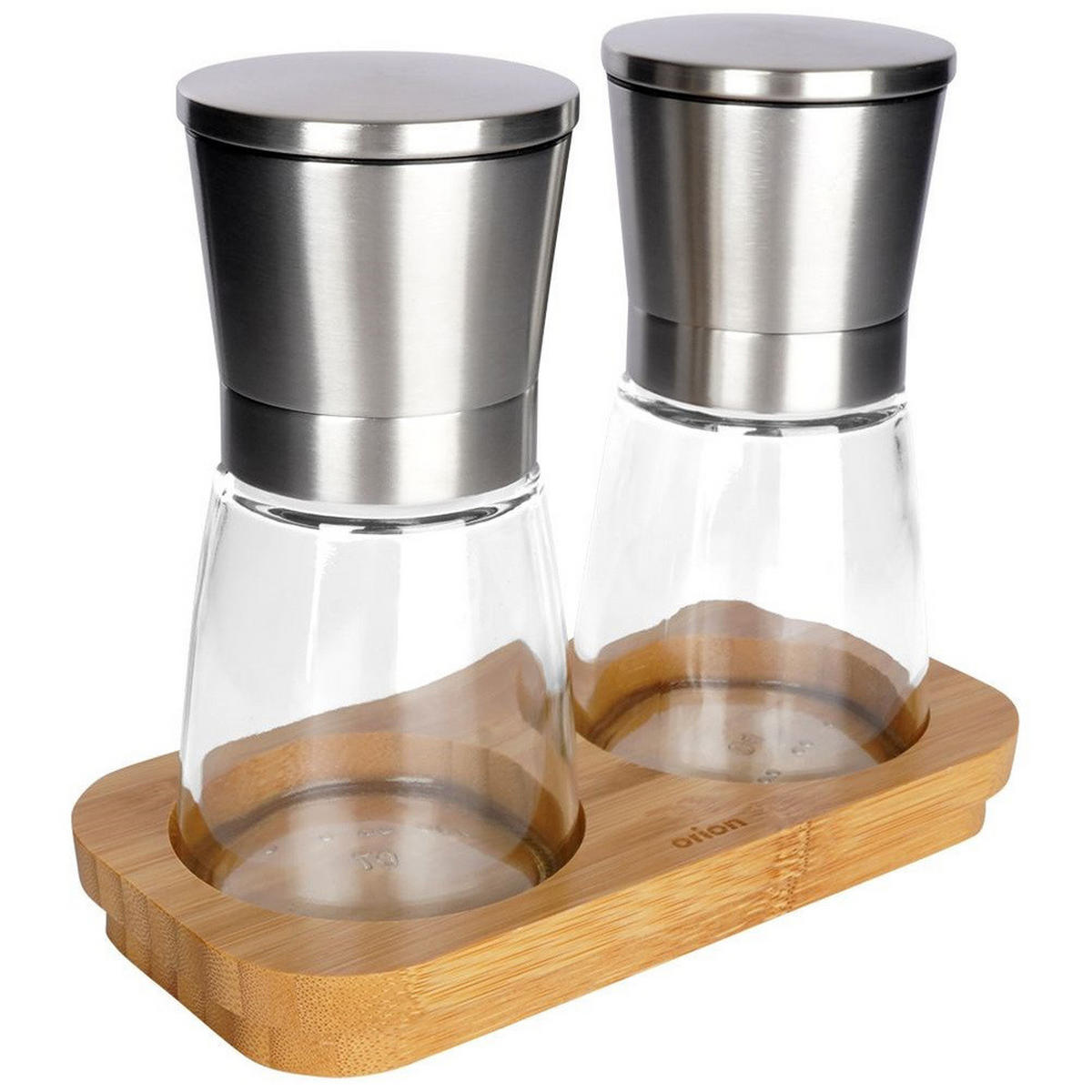 GEWÜRZMÜHLE-SET Transparent - Klar, Glas (9/14.5/17cm) - Orion 