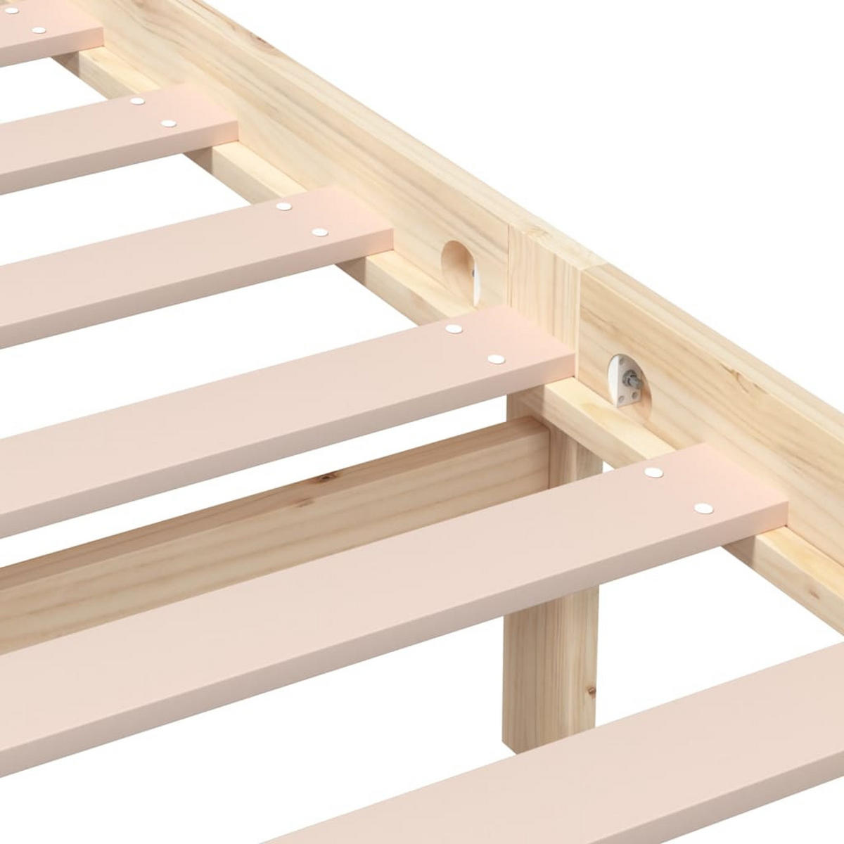 BETT Keen 126/195.5 cm - Braun, Holz (120/190cm) - Nettlife