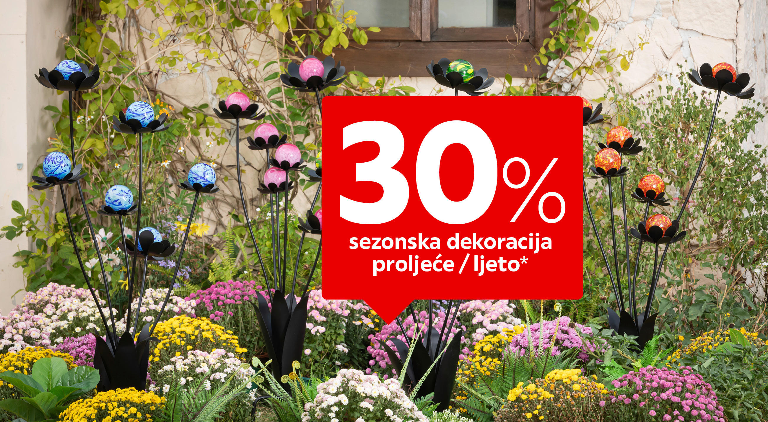 30% sezonska dekoracija proljeće/ljeto*