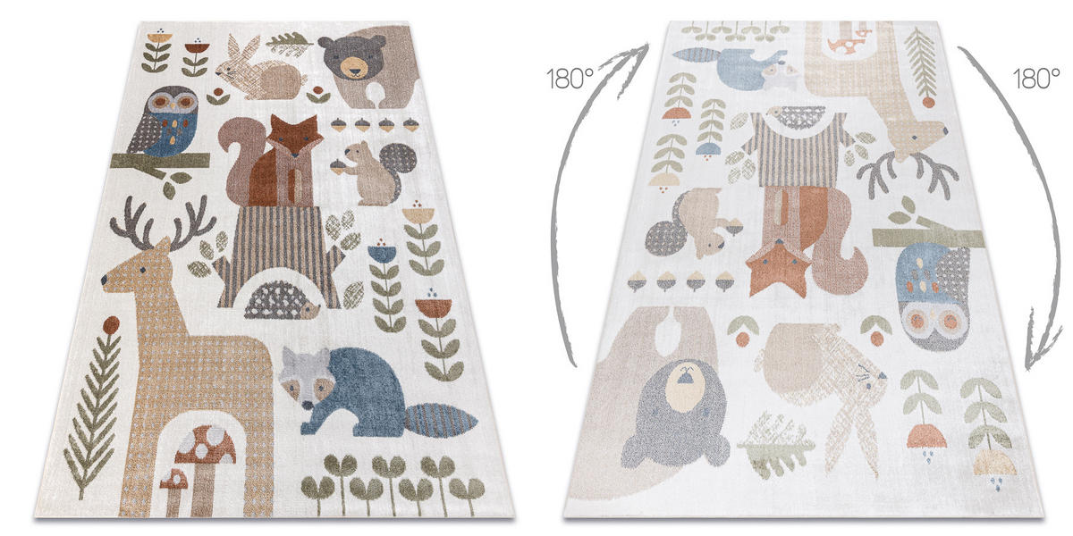 TEPPICH Bono 200/290 cm - Creme, Textil (200/290cm) - rugsX