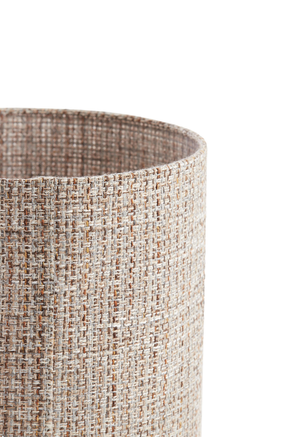 LAMPENSCHIRM Okavi Braun 25/25/27 cm - Braun, Textil (25/25/27cm) - Light & Living