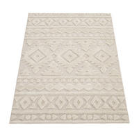 HOCHFLORTEPPICH 60/100 cm Genua 746 - Creme, Textil (60/100cm) - Paco Home