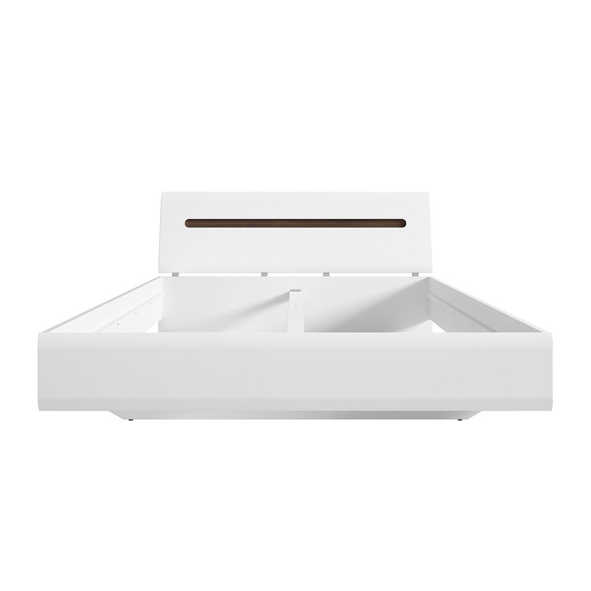 POSTEL 160/200 Darrel Bílá - bílá, kompozitní dřevo (160/200cm) - Petits-meubles