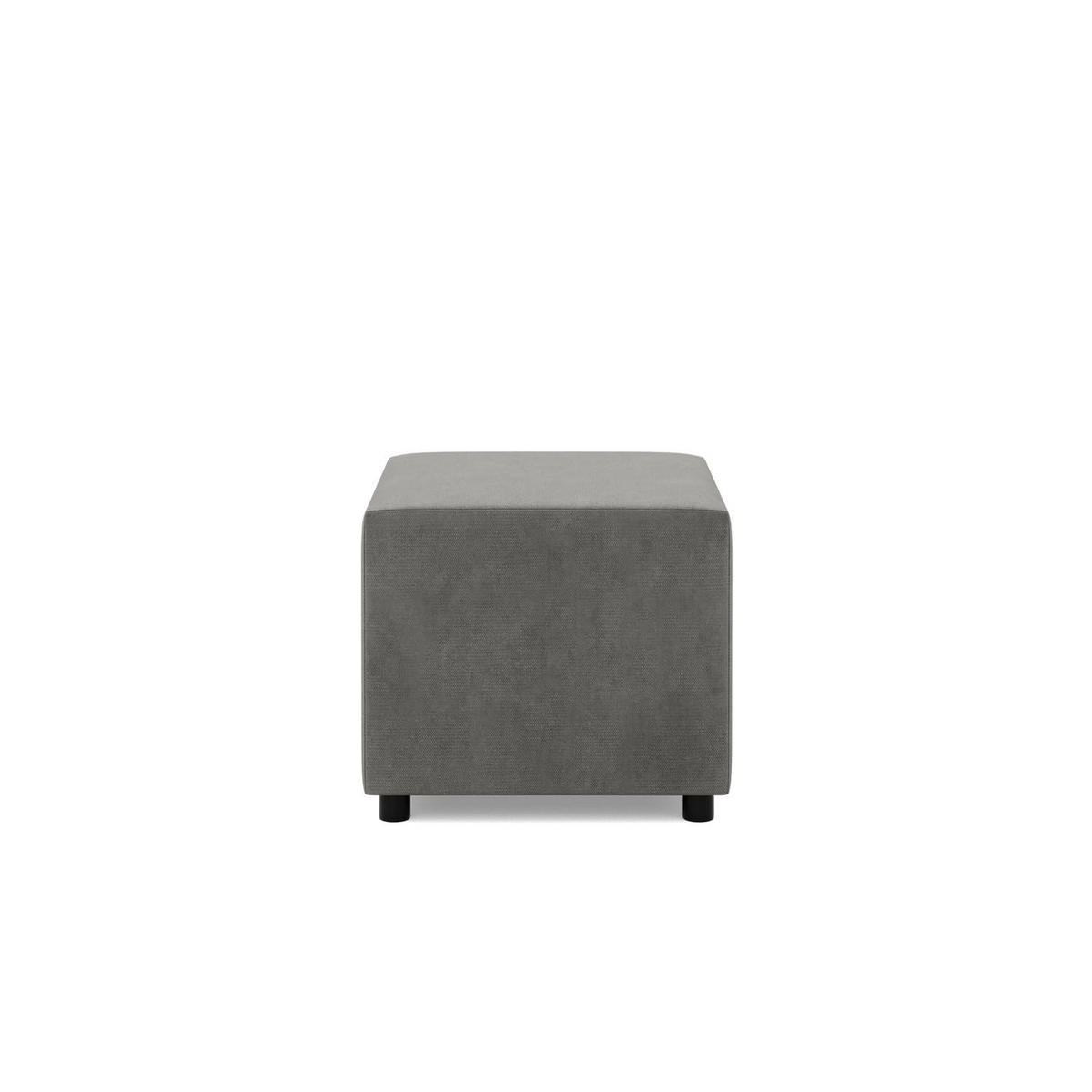 SITZPOUF 50 X 50 NEO, Hellgrau - Grau, Textil (51/40/51cm)