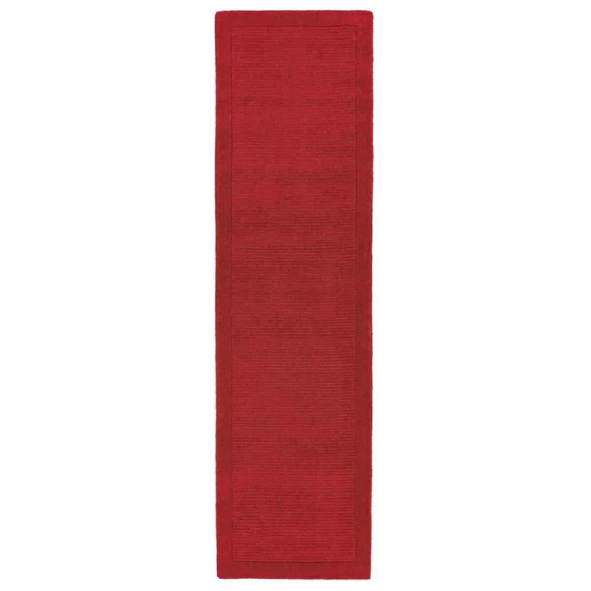TEPPICH Einfarbiger, getufteter aus reiner Wolle CANDY Rot 120 x 170 cm - Rot, Naturmaterialien (120/170cm) - Novatrend