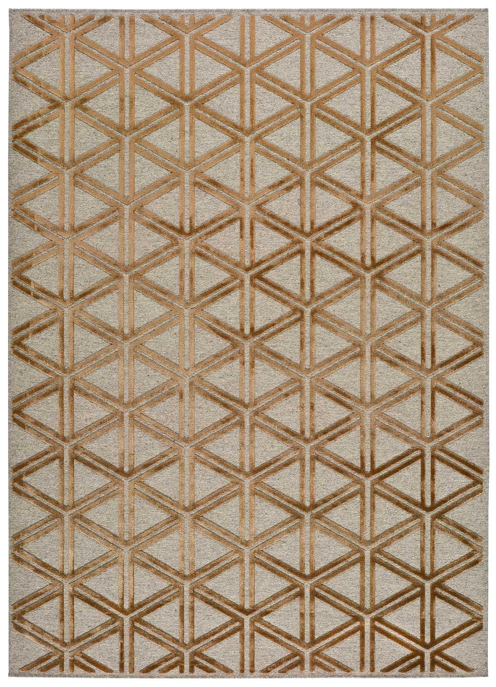 WEBTEPPICH Kupfer Lana 120/170 cm - Rostfarben, Textil (120/170cm) - Atticgo