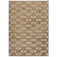WEBTEPPICH Kupfer Lana 120/170 cm - Rostfarben, Textil (120/170cm) - Atticgo