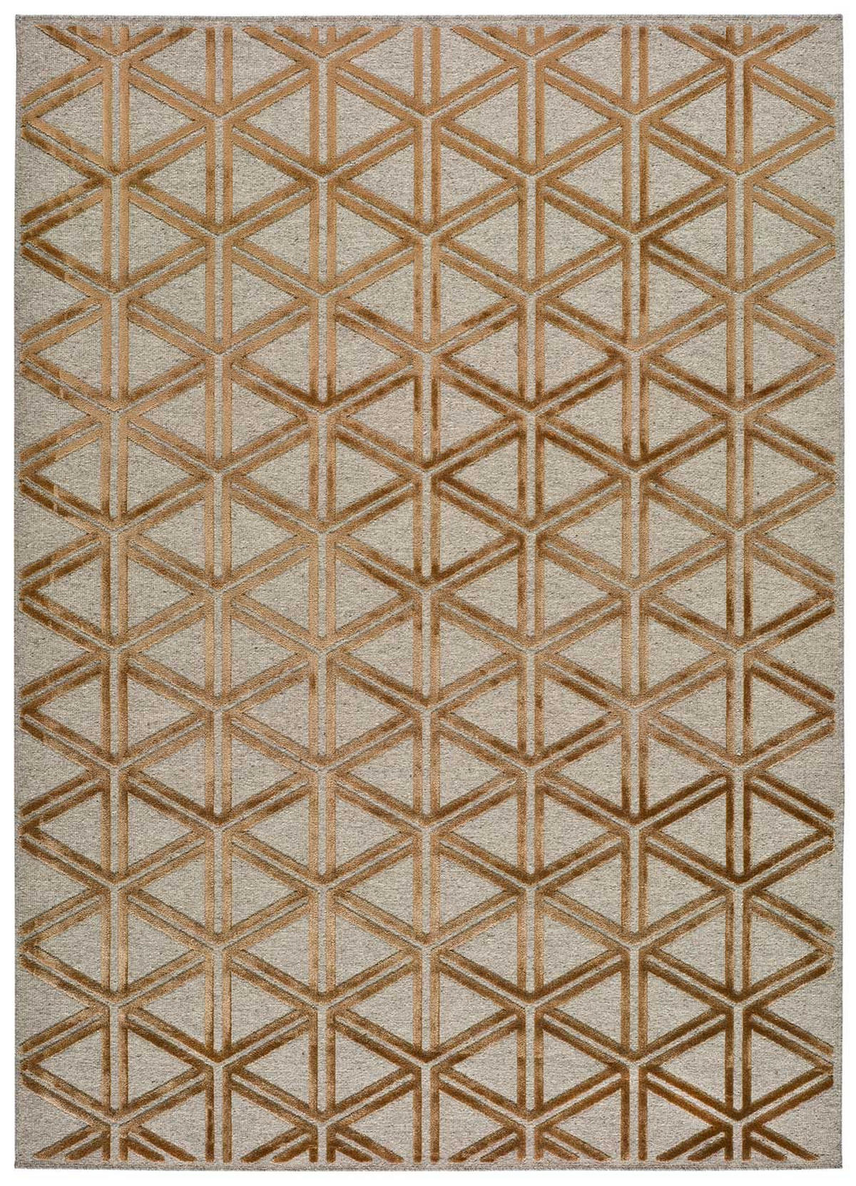 WEBTEPPICH Kupfer Lana 120/170 cm - Rostfarben, Textil (120/170cm) - Atticgo