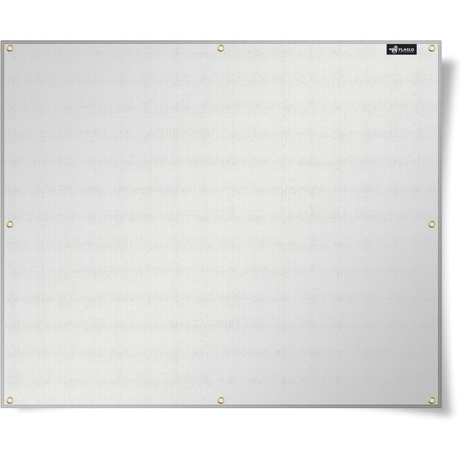 HITZESCHUTZMATTE Aluminium 76 x 100 cm - Weiß, Metall (121.9/0.1/101.6cm)
