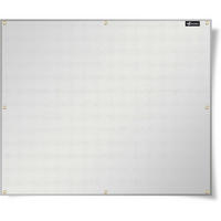 HITZESCHUTZMATTE Aluminium 76 x 100 cm - Weiß, Metall (121.9/0.1/101.6cm)