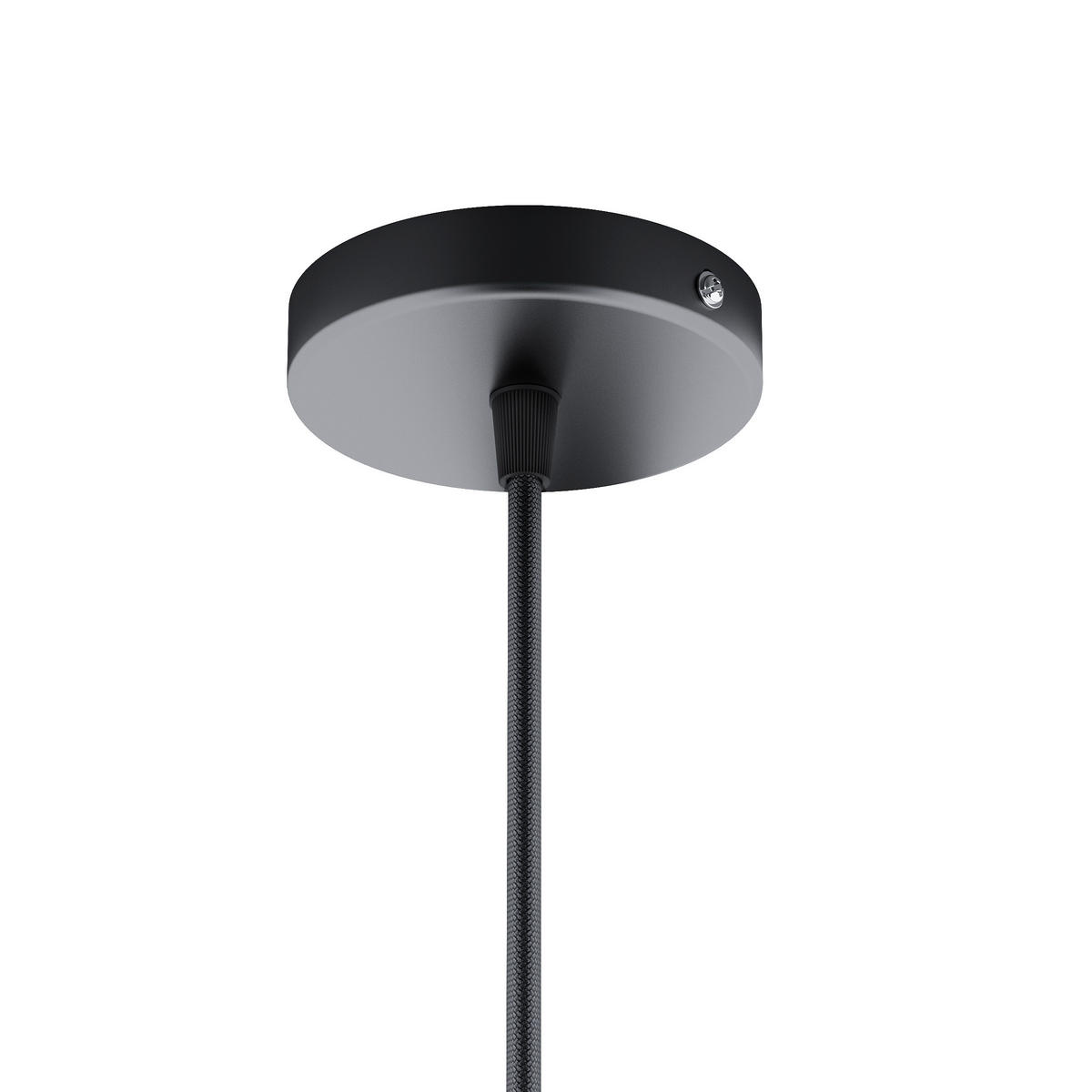 PENDELLEUCHTE ELISA schwarz 15 W - Schwarz, Metall (10/10/2cm) - Rendl