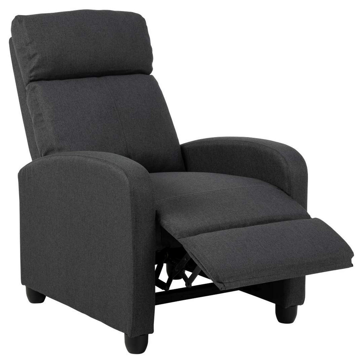 SESSEL, Siom, Grau, Stoff, 67 x 87 x 101 cm - Grau, Textil (67/101/87cm) - ebuy24