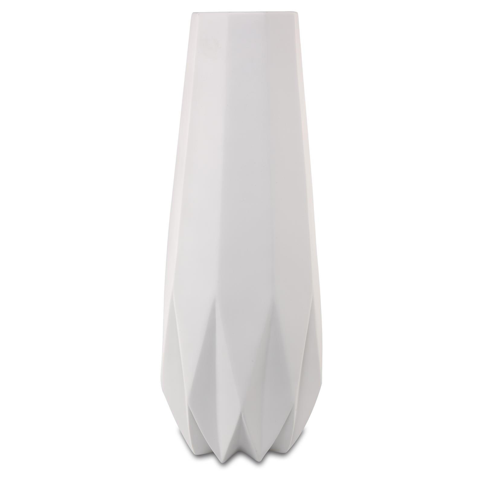 VASE Polygono Star weiß 41 cm - Weiß, Keramik (41cm) - Goebel