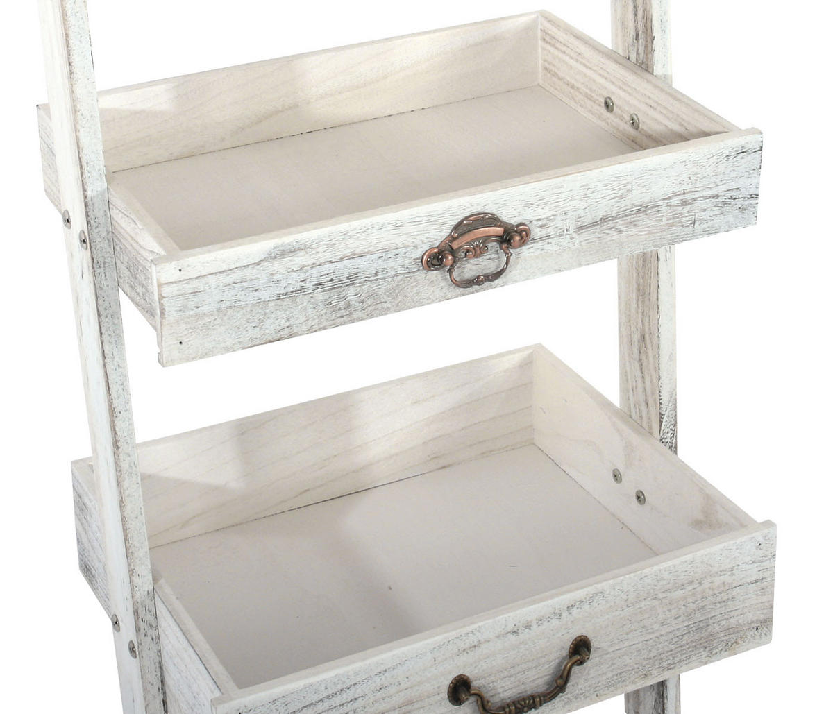 PFLANZREGAL BLUMENSTÄNDER Weiß - Weiß, Holz (43/169/32cm) - MCW