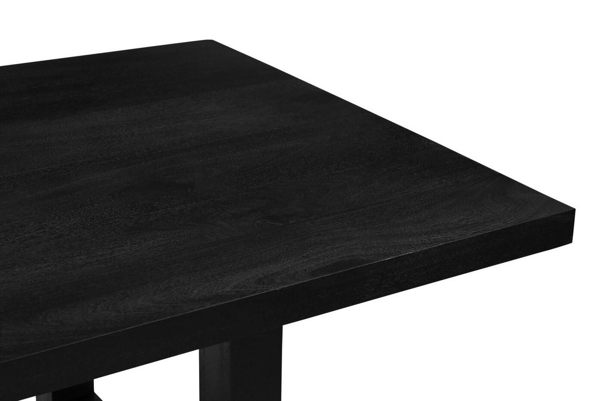 ESSTISCH aus Mangoholz 240cm, schwarz - Schwarz, Holz (240/100/76cm) - Giga Meubel