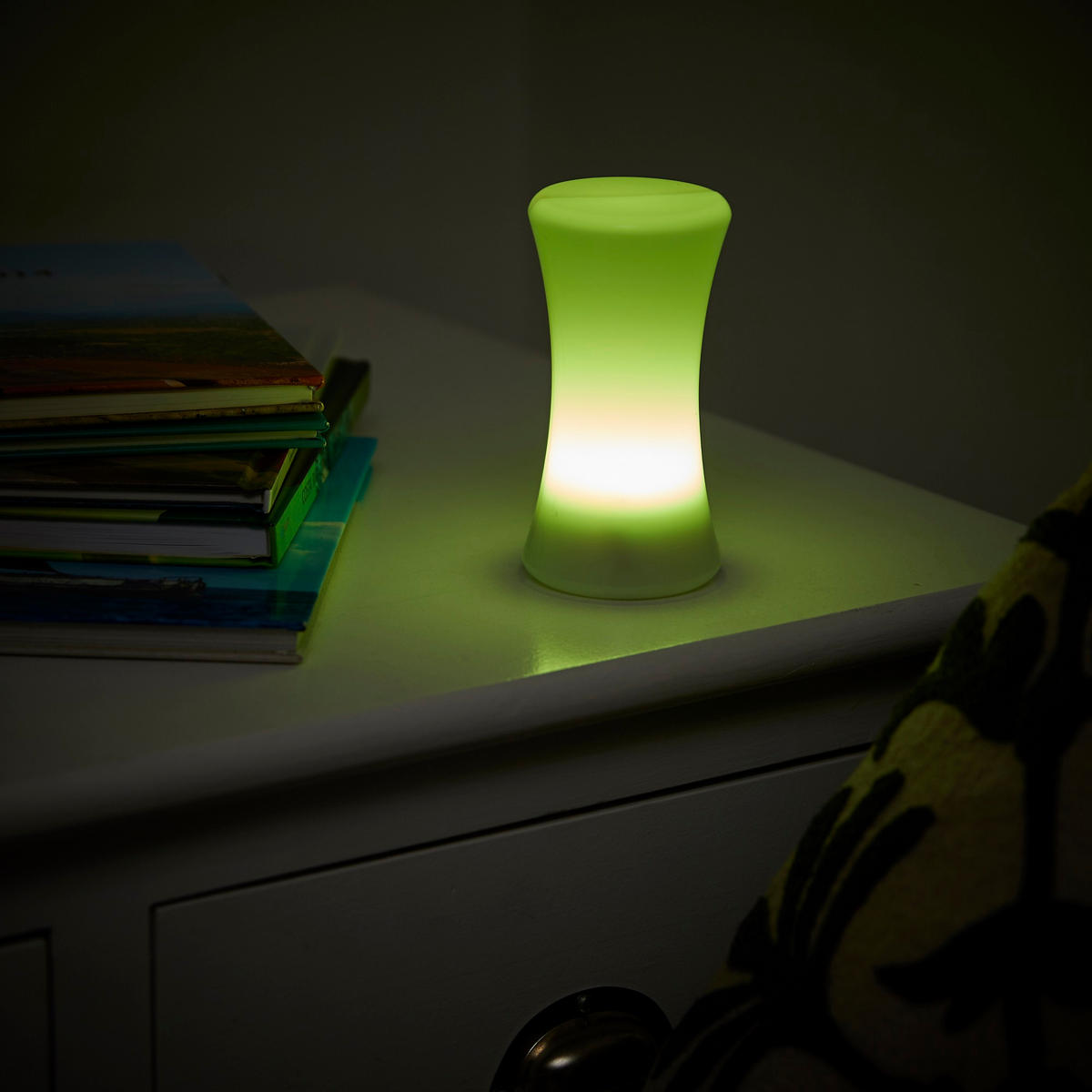 LED-NACHTLICHT - spritzwasserfest mit Bewegungsmelder und Induktionsladung für Innen- und Außenbereich, 2er-Set - Weiß, Kunststoff (7/12.8/16.5cm) - Northpoint