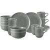 FRÜHSTÜCKS-SET Terra Perlgrau 18er Set - Grau, Keramik (1/1/1cm) - Seltmann Weiden