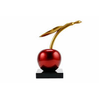 SKULPTUR Rot 23/21 cm - Rot, Stein (1.65/21/11cm) - KUNSTLOFT