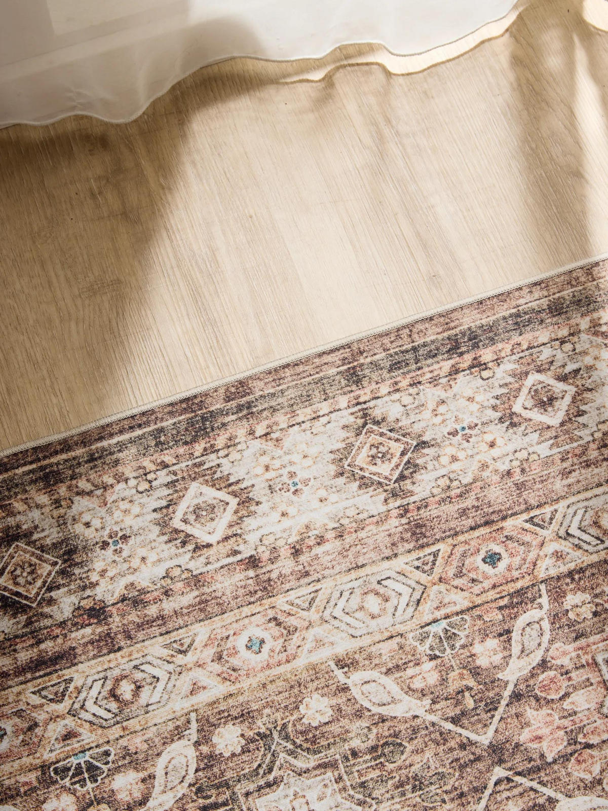 VINTAGE-TEPPICH George waschbar 120x170 cm - Braun, Kunststoff (120/170cm) - benuta