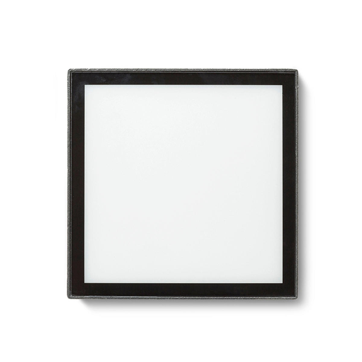 AUSSENLEUCHTE DEJAVU SQ 14 Schwarz 6 W IP65 - Schwarz, Metall (14/14/19cm) - Rendl