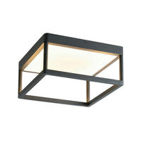 DECKENLEUCHTE Stockholm, Schwarz, 31cm - Schwarz, Metall (31/31/15cm) - KOSILUM