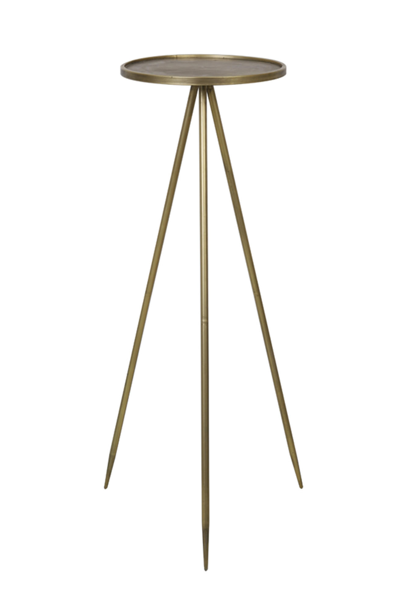 SÄULE Envira Gold Ø39,5/119,5 cm - Goldfarben, Metall (39.5/39.5/119.5cm) - Light & Living