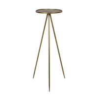 SÄULE Envira Gold Ø39,5/119,5 cm - Goldfarben, Metall (39.5/39.5/119.5cm) - Light & Living
