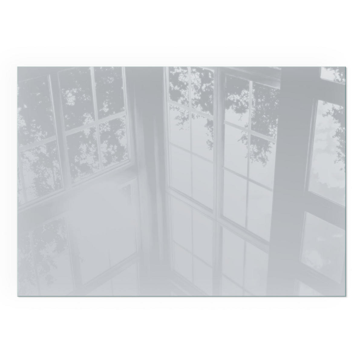 GLASPLATTE für Kamin 100x70 cm - Grau, Glas (100/70/0.4cm) - TULUP