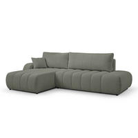ECKSOFA BALOA Grau - Grau, Textil (276/88/176cm) - Pillovely