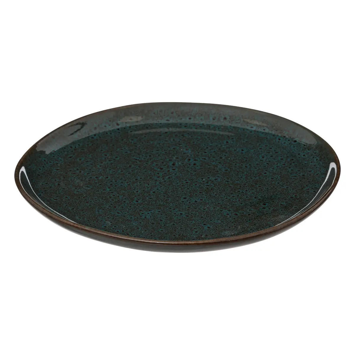 DESSERTTELLER Jade Schwarz 20,8/20,8/1,9 cm - Schwarz, Keramik (21cm) - Secret de Gourmet