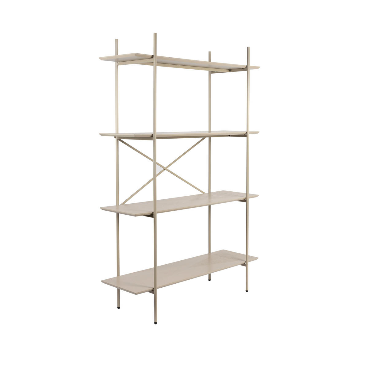 STANDREGAL Marcio Kast/ Beige - Schwarz, Holzwerkstoff (120/180/40cm) - Housecraft Living