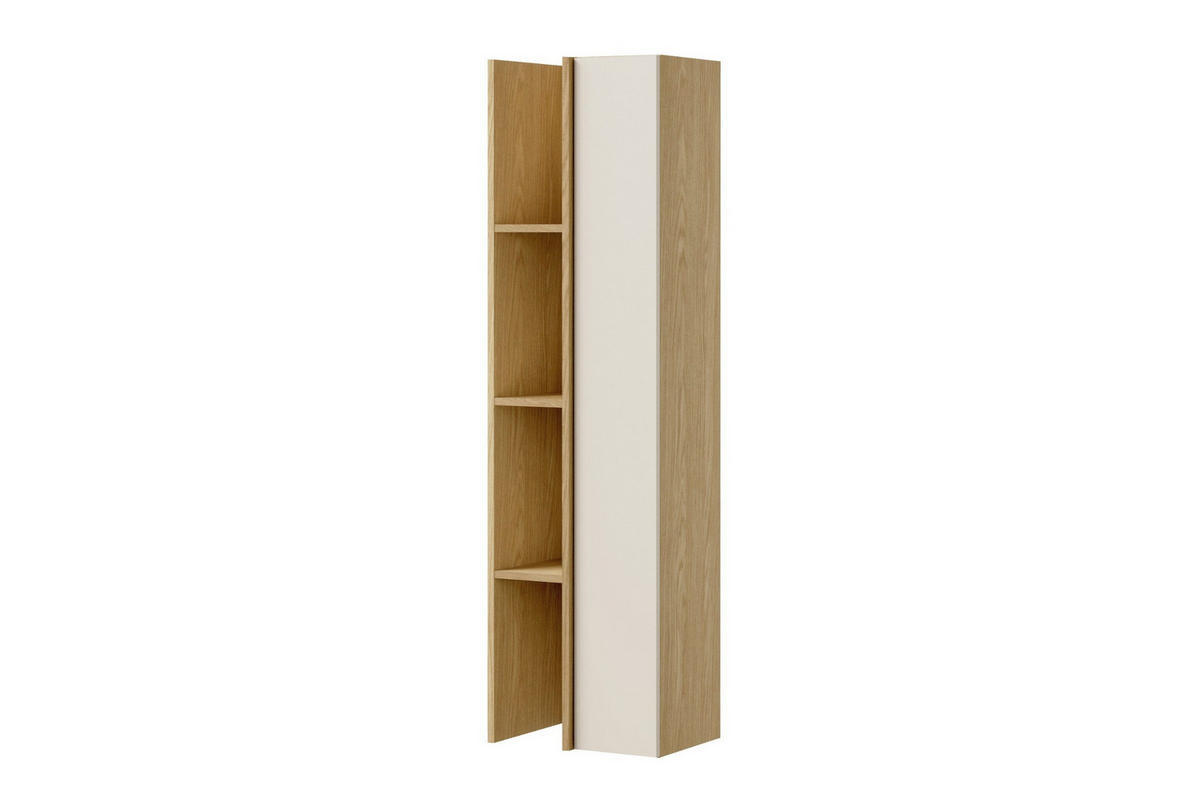 HÄNGEREGAL VELORA 40/145/30 cm in Frühlingseiche / Macadamia - Beige, Holzwerkstoff (40/145/30cm) - Deine Möbel 24