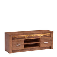 LOWBOARD ZERI 137/53/42 cm, Braun - Braun, Holzwerkstoff (137/53/42cm) - MASSENO