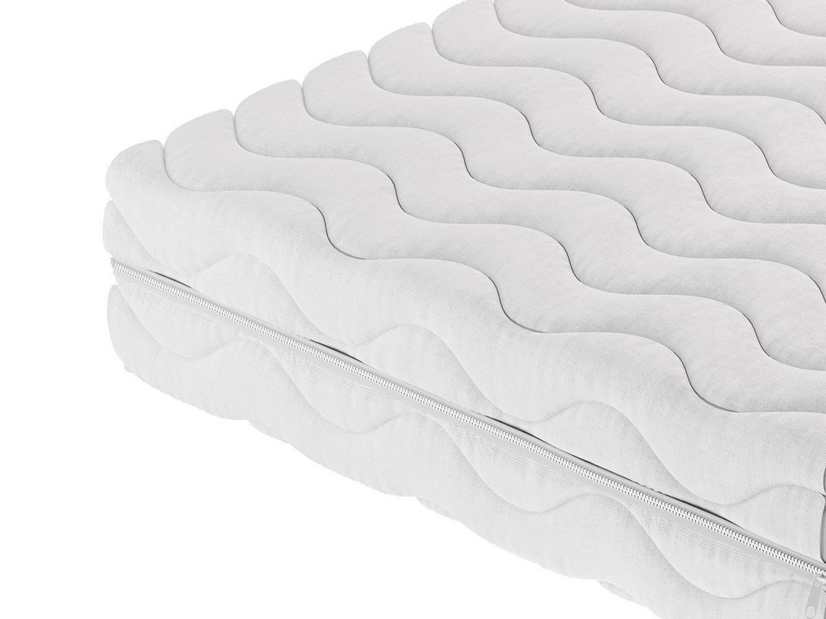 KALTSCHAUMMATRATZE RAVINI 160x200, H2, Höhe ca.: 16 cm - Weiß, Textil (160/200cm) - MASSENO