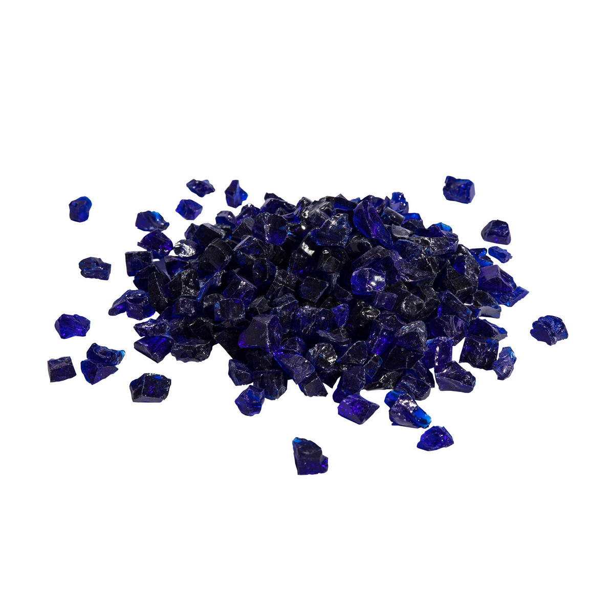 FEUERSTELLENZUBEHÖR Blau 4kg - Blau, Glas (29.8/7.6/7.6cm) - Teamson Home