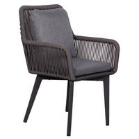 GARTENSTUHL Marbella - Grau, Metall (63/78/58cm) - Mr. Deko