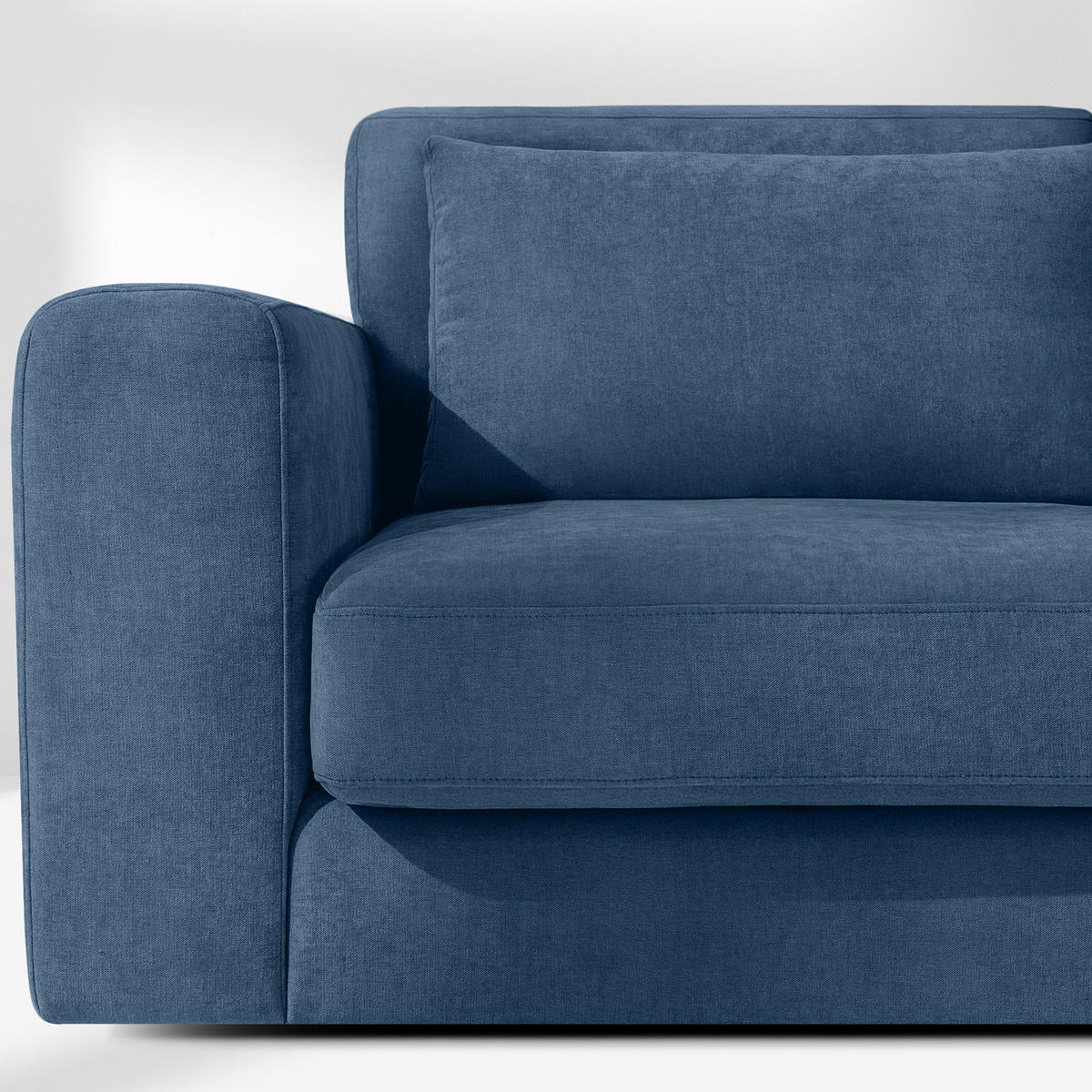 ECKSOFA XL rechts VERUS - Dunkelblau, Holz/Holzwerkstoff (377/328cm) - KONSIMO®