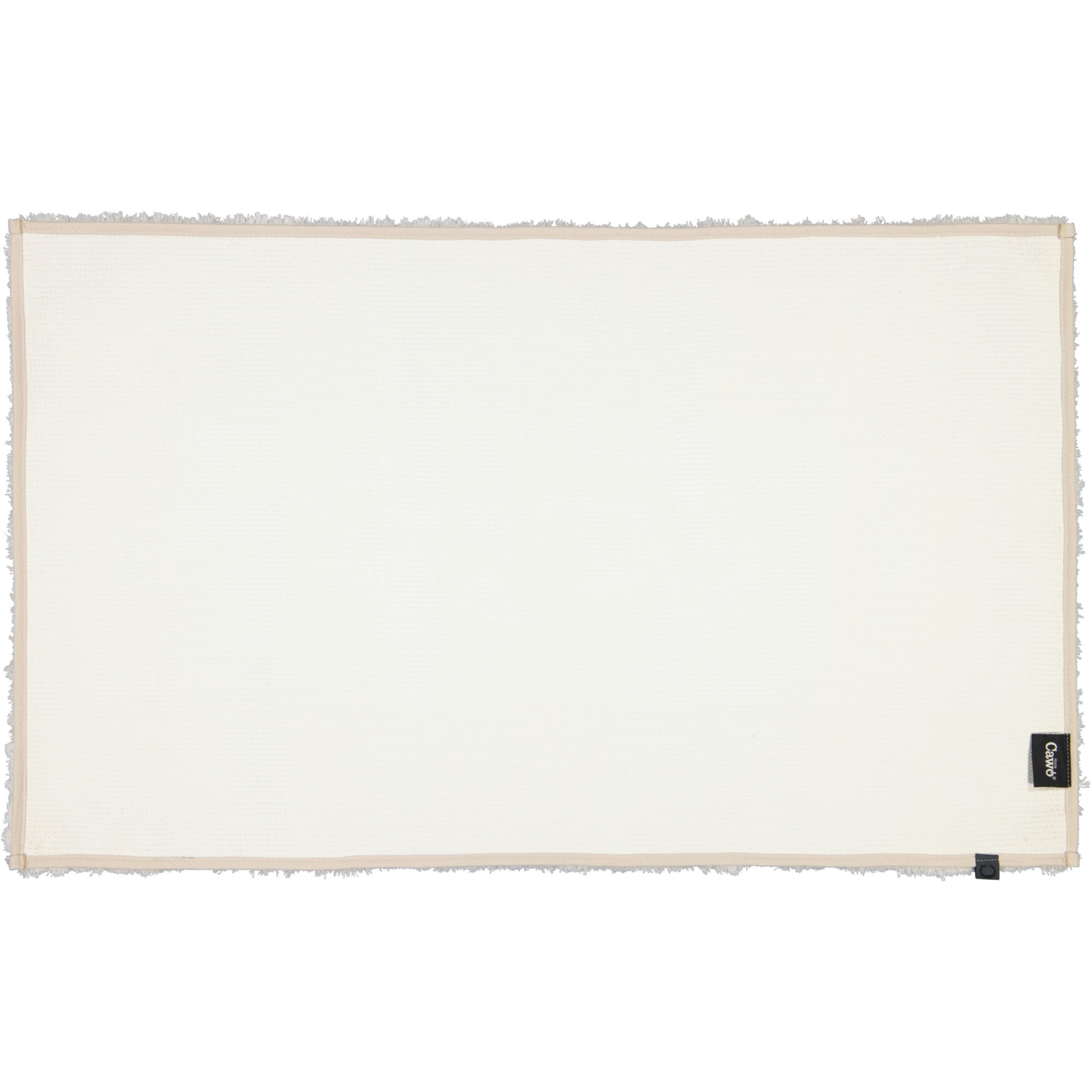 BADTEPPICHE SOLID 1009 NATUR - 356 - Beige, Textil (60/100cm) - Cawoe