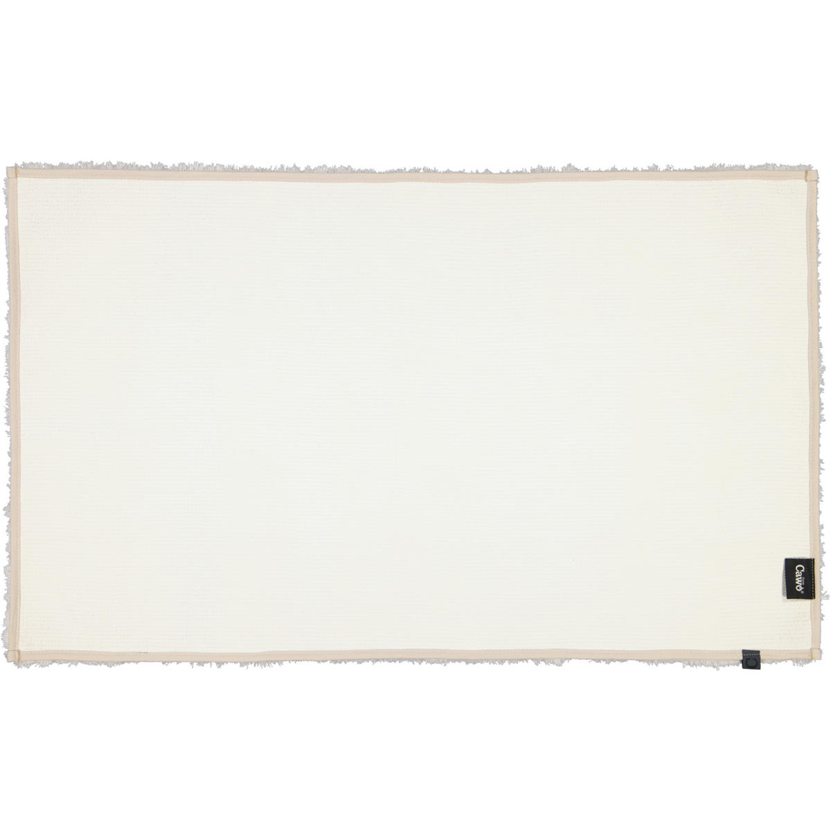 BADTEPPICHE SOLID 1009 NATUR - 356 - Beige, Textil (60/100cm) - Cawoe