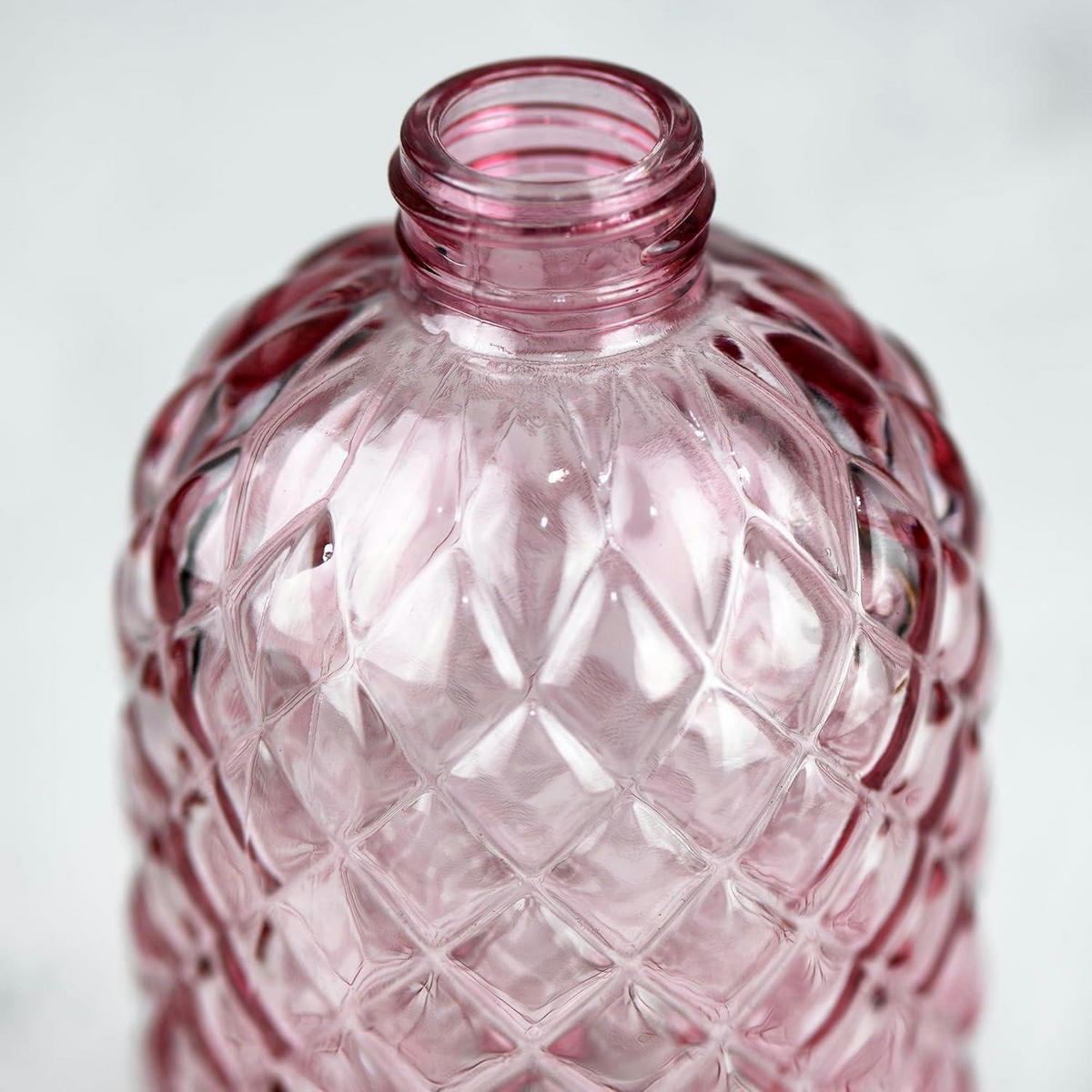 SEIFENSPENDER 2-teiliges Set Glas Rosa 473 ml - Rosa, Glas (6.9/19.3/6.9cm)